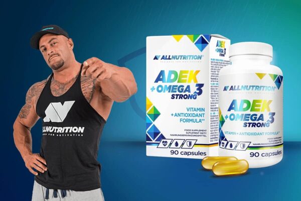 ALLNUTRITION ADEK + Omega 3 Starkes Nahrungsergänzungsmittel auf der Basis eines Komplexes fettlöslicher Vitamine für eine bessere Immunität starke Knochen scharfes Sehvermögen – Bild 3