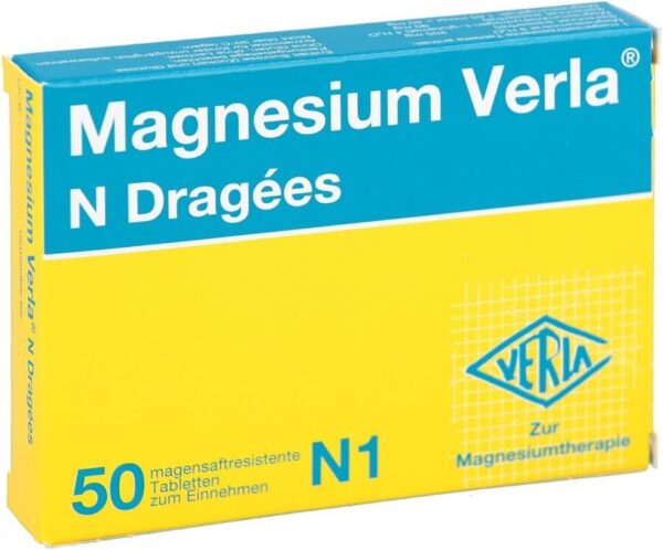 MAGNESIUM VERLA N Dragees 50 St