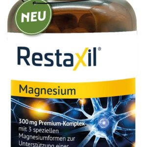 Restaxil Magnesium - stark dosierter Premium-Magnesium-Komplex mit Magnesiumbisglycinat. Laborgeprüft,hochkonzentriert,exzellente Bioverfügbarkeit, vegan. Vom Nr. 1 Nervenspezialisten aus der Apotheke