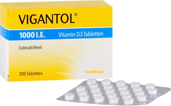 Vigantol 1.000 I.E. Vitamin D3 Tabletten, 200 St – Bild 2