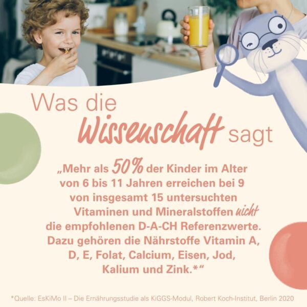 wowtamins Kids Complete - Vegane Multivitamin Gummies mit Omega 3 (30-Tage-Vorrat) - Vitamine für Kinder - Nahrungsergänzungsmittel für das Immunsystem mit Vitamin C, D3, B12, Zink & mehr – Bild 6