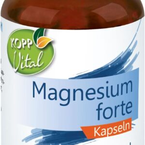 KOPP Vital® Magnesium forte | 1 x 90 Kapseln | 77 g | jetzt mit sieben Magnesium-Verbindungen | Vegan | Magnesiumversorgung | Reinsubstanzen-Prinzip | Apothekenqualität