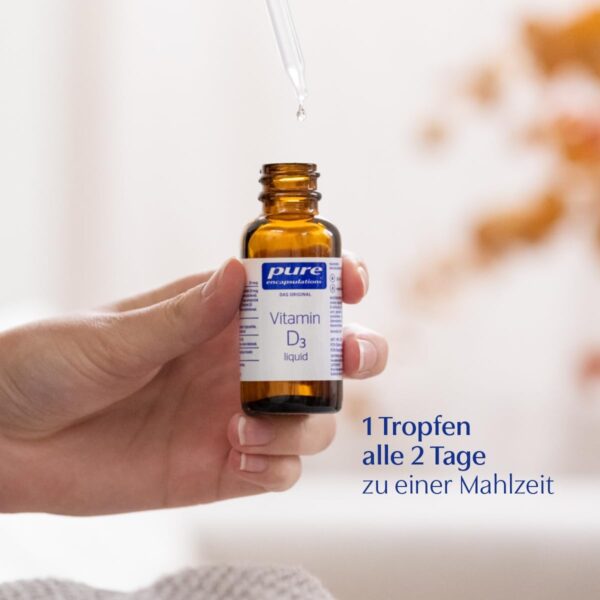 Pure Encapsulations - Vitamin D3 Liquid - für die ganzjährige Versorgung - 22.5ml – Bild 4