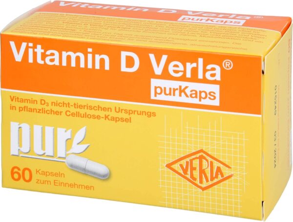 Vitamin D Verla purKaps Kapseln zum Einnehmen, 60 St. Kapseln – Bild 4