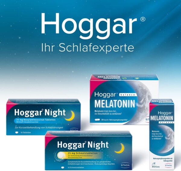 Hoggar MELATONIN balance - Einschlafspray - Nahrungsergänzung mit Melatonin zur Verkürzung der Einschlafzeit und bei Jetlag - mit Vitamin B6-20 ml Spray – Bild 16