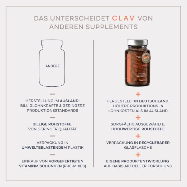 Multivitamin Kapseln hochdosiert - 30 wertvolle Vitamine A-Z, Mineralstoffe, Spurenelemente & Pflanzenextrakte - All In One Premium Multi Vitamine - natürlich & vegan – Bild 6