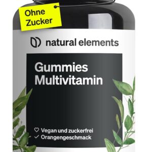 Gummies Multivitamin – 120 fruchtige Gummibärchen – natürliches Aroma – mit 12 Vitaminen und Mineralstoffen (Vitamin C, D3, Biotin, Folsäure, Zink & mehr) – in Deutschland produziert & laborgeprüft