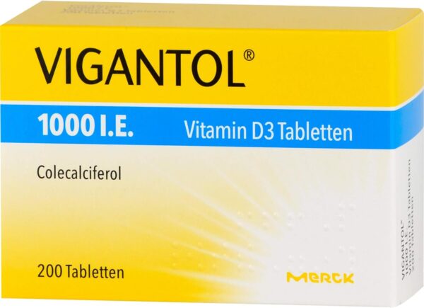 Vigantol 1.000 I.E. Vitamin D3 Tabletten, 200 St – Bild 3