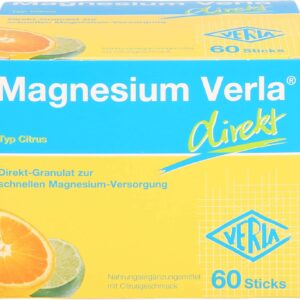 Verla-Pharm Arzneimittel GmbH & Co. KG Magnesium Verla direkt Citrus Direkt-Granulat, 60 St. Beutel