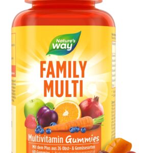 Multivitamin Gummibärchen Vitamine Kinder Jugendliche Vitamin B Komplex B3 B6 B12 C und Zink - 60 Vitamin Gummies ohne Gluten Laktose Gelatine ab 4 Jahren