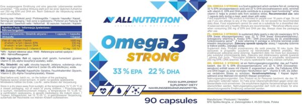 ALLNUTRITION ADEK + Omega 3 Starkes Nahrungsergänzungsmittel Hilft bei der Aufrechterhaltung eines angemessenen Blutdrucks Unterstützt die Sehkraft und gesunde Knochen Gelkapseln 90 Portionen – Bild 7
