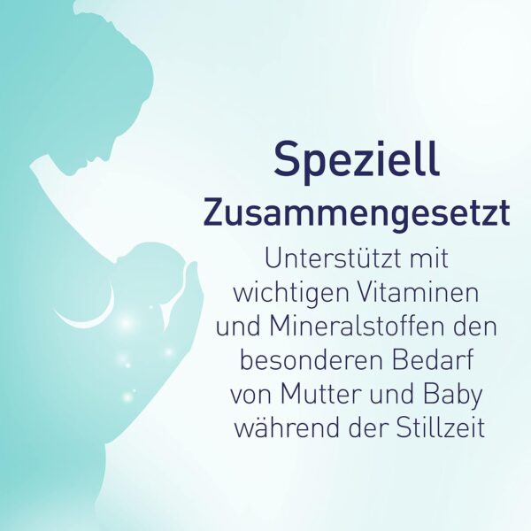 Elevit 3 - Nährstoffversorgung von Mutter und Kind ab der Stillzeit - Nahrungsergänzungsmittel mit Omega-3-Fettsäuren, Vitaminen und Mineralstoffen - 1 x 30 Kapseln – Bild 7