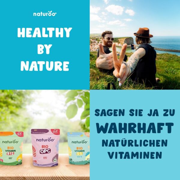 Bio Vitamin D : 100% Natürlich & Hochwertig | 60 Kapseln vegan hochdosiert | bio Vitamin D3 mit Flechtenextrakt für 2 Monate, für Männer und Frauen – Bild 7