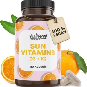 Vitamin D3 K2 Omega 3 + Calcium Magnesium und Zink - 180 Kapseln 5000 IE - Vitamin d hochdosiert - O3-D3-K2 (1 Stück (1er Pack))