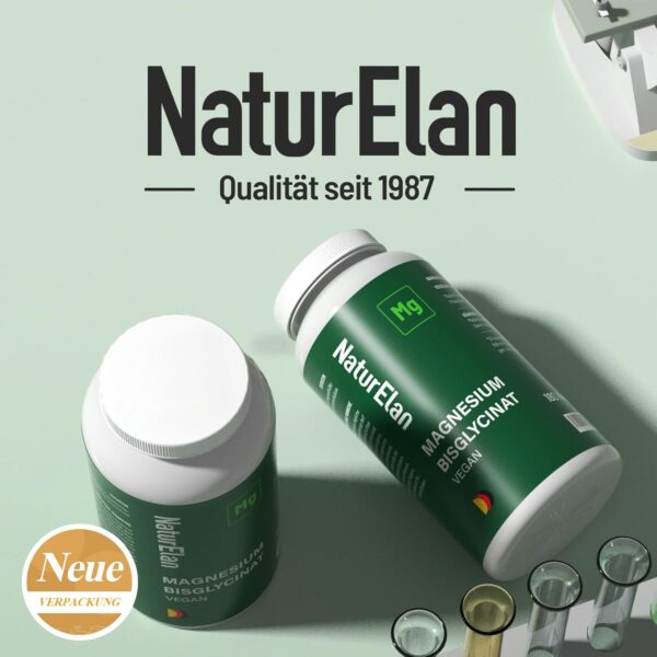 Magnesium Bisglycinat Kapseln - 180 Kapseln, 770mg magnesium glycinat je Kapsel, davon 100mg Elementares Magnesium, Vegan, In Deutschland Produziert – Bild 5