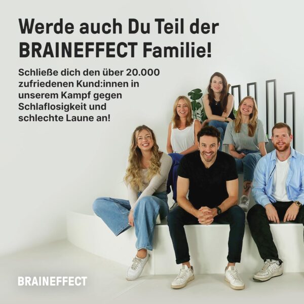 BRAINEFFECT DAILY GUT - Leckeres Bakterienstämme Getränkepulver mit Ballastoff und Vitamine B6 + B12 (1, Erdbeere) – Bild 7