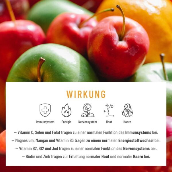 All in One Multivitamin & Mineralien Komplex - 35 wertvolle A-Z Vitamine und Mineralstoffe - Multi Vitamin Kapseln hochdosiert - Vegan und ohne unnötige Zusatzstoffe – Bild 3