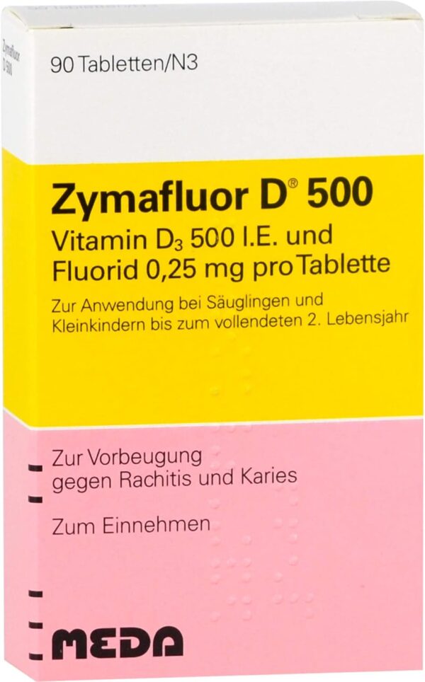 Zymafluor D 500 Tabletten, 90 St – Bild 4