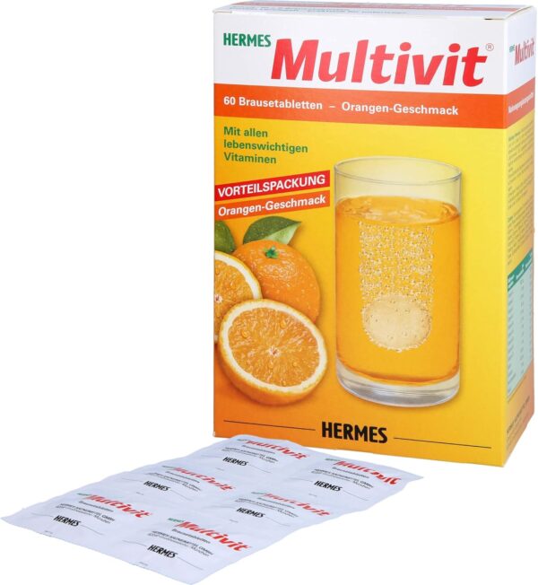 HERMES Multivit Brausetabletten 60 Stück – Bild 2