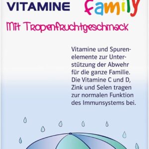 Doppelherz system IMMUN family MULTI-VITAMINE – Ausgewählte Spurenelemente und Vitamine für das Immunsystem und den Zellschutz – 250 Milliliter