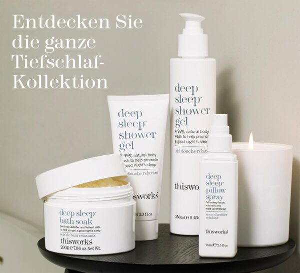 This Works Deep Sleep Pillow Spray, 75 ml — Natürliches Schlafspray mit Lavendel, Kamille und Vetivert — wissenschaftlich fundiertes Kissenspray zur Schlafunterstützung – Bild 6