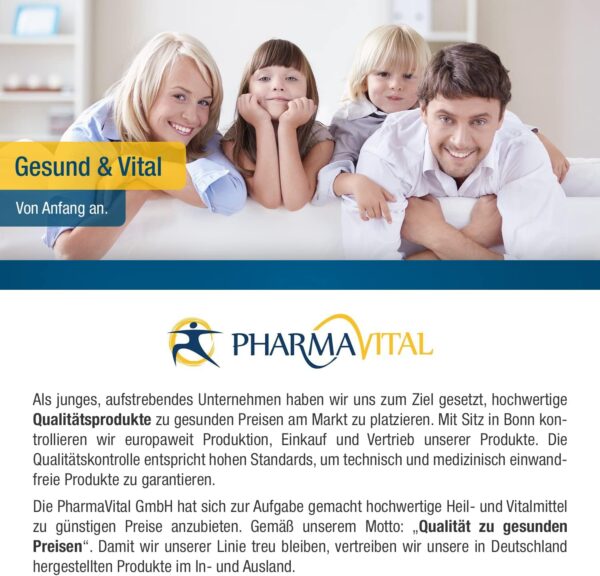 Pharmavital Vitamin D3 Tropfen 5000 50ml flüssig (1830 Tropfen) - Laborgeprüfte 5000 I.E. pro Tropfen - Immunsystem stärken, für Knochen und Muskeln - Hochwertig: sehr hohe Stabilität, vegetarisch – Bild 9