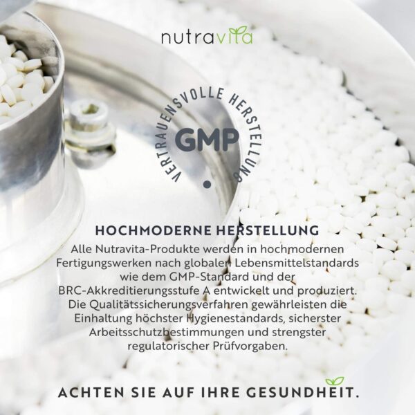 Vitamin D3 1000 I.E - 365 Kapseln - Unterstützt Knochen, Zähne, Muskeln und Immunsystem* - Vitamin D3 aus Deutschland - ohne künstlichen Zusatzstoffe - Hohe Reinheit - Hochdosiert - Premium Qualität – Bild 8