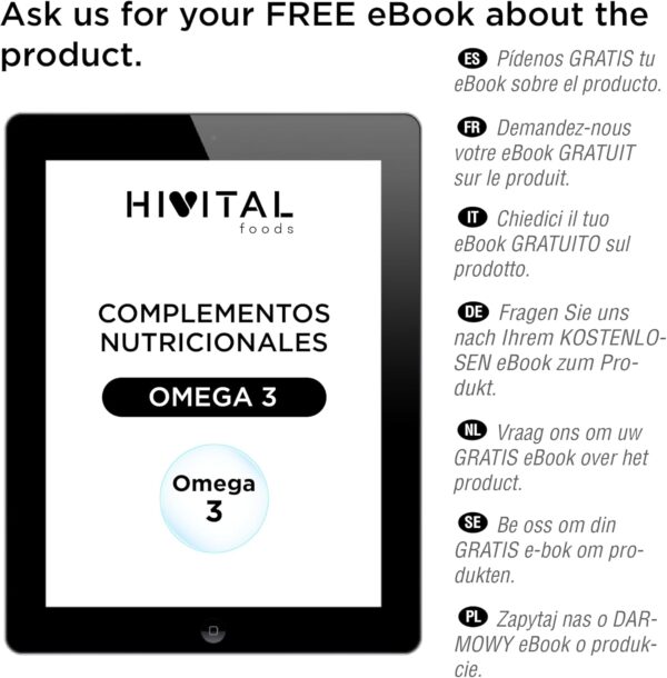 Omega 3 2000 mg | 200 Kapseln für mehr als 3 Monate | Mit 800 mg EPA, 400 mg DHA und natürlichem Vitamin E | Das einzige mit spanischem Fischöl, das zur Gesundheit von Herz, Gehirn und Augen beiträgt – Bild 5