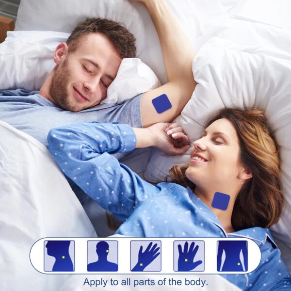 60 pcs Schlaf Patches, Ganz Natürliche Tiefschlafpflaster, Verbesserte natürliche Tiefschlaf Patches, Schlaf Aids Schlaf Patch zur Verbesserung Last All Night für Männer und Frau – Bild 4