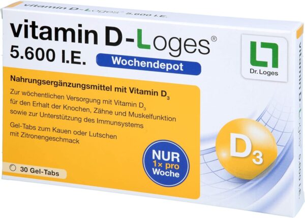Dr. Loges vitamin D-Loges 30 Kautabletten – Bild 4