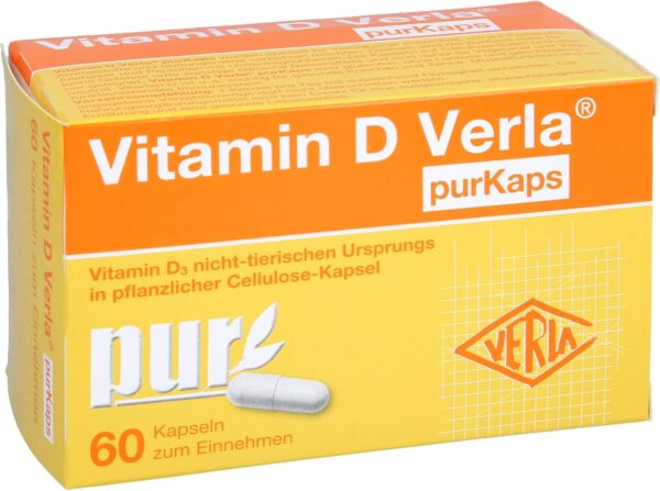 Vitamin D Verla purKaps Kapseln zum Einnehmen, 60 St. Kapseln – Bild 5