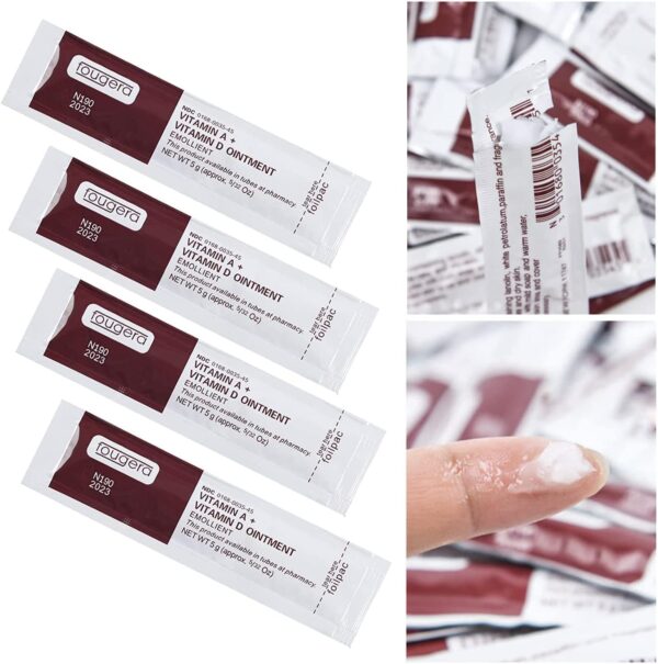 Tattoo CreamTattoo Narben-Reparaturgel, 100 Stück, Microblading-Nachsorge-Salbe, Vitamin A & D, Anti-Narben, Tattoo-Nachsorgecreme für Make-up, Microblading und Tattoo-Heilbedarf (Weiß, 100 – Bild 2
