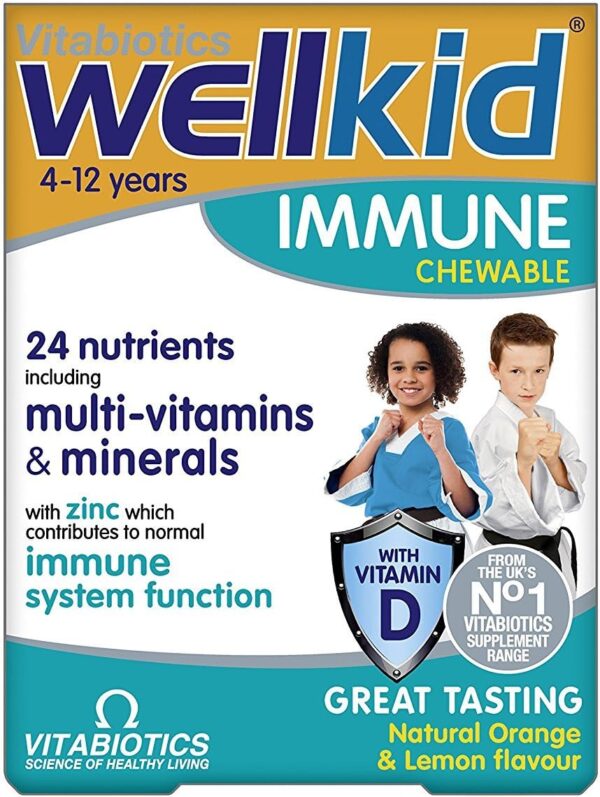 Vitabiotics Wellkid Immun Kautabletten, 2 Stück