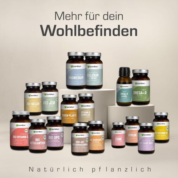 Bio Vitamin D3 Kapseln vegan | Bio Vitamin D3 vegan | aus Flechtenextrakt aus kontrolliert-biologischem Anbau | im Glas | 1 Kapsel = 25 µg = 1000 I.E. | 2-Monatsversorgung | laborgeprüft – Bild 8