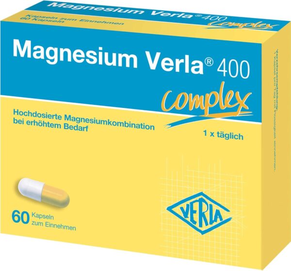 Magnesium Verla 400 Kapseln – Bild 3