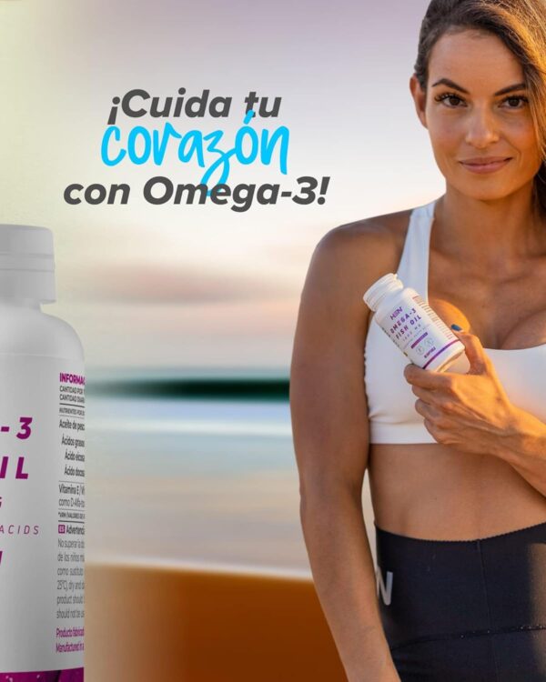 HSN Omega 3 3000mg Fischöl 540mg EPA 360mg DHA pro Tagesdosis | 180 Kapseln | Mit Vitamin E | Frei von Schadstoffen und Oxidation | Geruchs- und Geschmacksneutral | Nicht-GVO, Ohne Gluten und Laktose – Bild 6