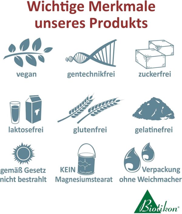 VEGANES Super Vitamin D3 Dr. med. Michalzik - NEUARTIGSTE Vitamin-D-Rezeptur mit Curcuma + Resveratrol + Quercetin - ohne Zusatzstoffe - von BIOTIKON® – Bild 4