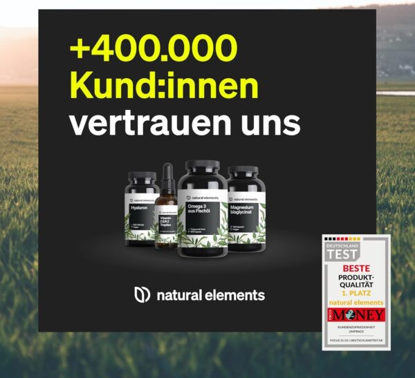 Magnesiumcitrat – 360mg elementares Magnesium pro Tagesdosis – 180 vegane Kapseln – 2-Monats-Vorrat – hochdosiert, ohne Zusätze – in Deutschland entwickelt & laborgeprüft – Bild 4