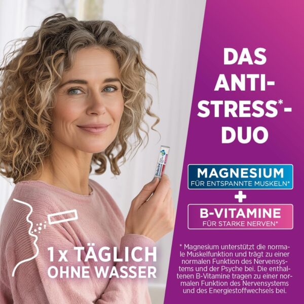 Biolectra 400 mg Nerven & Muskeln Vital Orange, 30 Stück: Für starke Nerven und entspannte Muskeln, mit Magnesium und B-Vitaminen, hochdosiert – Bild 3