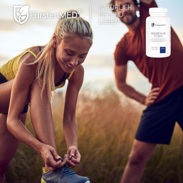 FürstenMED® 180 Magnesium Komplex Kapseln aus Magnesium-Citrat, Magnesium-Malat und Magnesium-Bisglycinat - Hochdosiert, Vegan & Ohne Zusatzstoffe – Bild 6