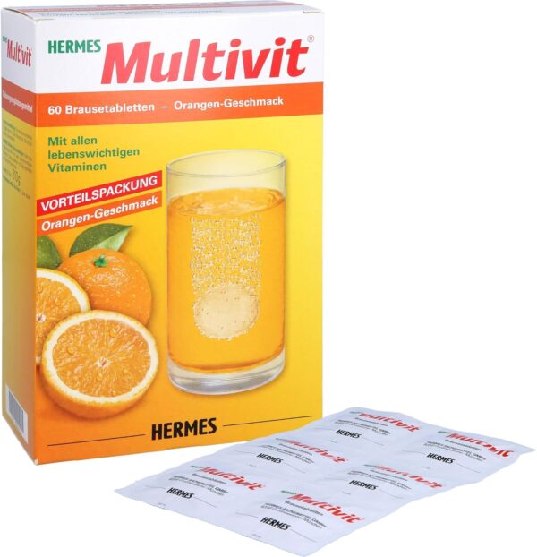 HERMES Multivit Brausetabletten 60 Stück – Bild 3
