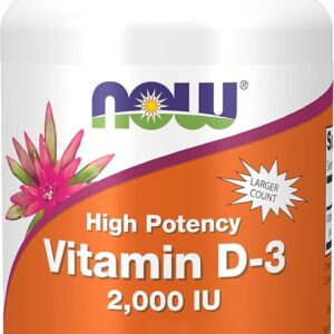 Now Foods, Vitamin D3 Depot, 2.000IU, Cholecalciferol, Hochdosiert, 240 Weichkapseln, Laborgeprüft, Sojafrei, Glutenfrei, Ohne Gentechnik
