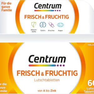 Centrum Frisch und Fruchtig, 60 St., Die leckere Mikronährstoffversorgung für die ganze Familie, Verpackung kann variieren