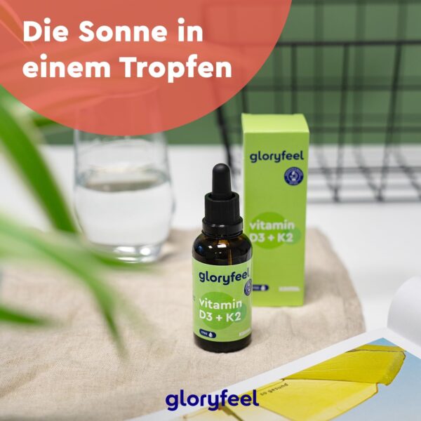 Vitamin D3 K2 Tropfen (1700) - Original K2VITAL® (50ml) - 99,7+% All-Trans - Vitamin D3 hoch bioverfügbar + Vitamin K2 MK7 - Laborgeprüft, ohne Zusätze in Deutschland hergestellt – Bild 3