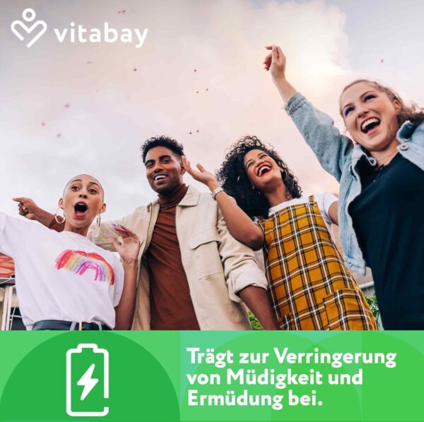 Vitabay Magnesium Malat 1000mg Hochdosiert - 180 Tabletten Vegan & Laborgeprüft - Magnesium Hochdosiert Kapseln - Trägt zu einem normalen Energiestoffwechsel und einer normalen Muskelfunktion bei – Bild 4