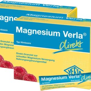 Sparset Magnesium Verla Direkt Granulat Himbeere 2 x 30 Stück