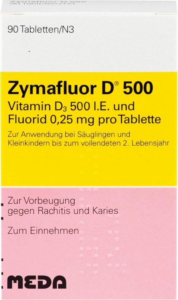 Zymafluor D 500 Tabletten, 90 St