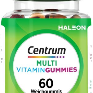 Centrum Gummies Multi, 60 St. - Leckere Multivitamin Gummies mit wichtigen Mikronährstoffen für Erwachsene zur Unterstützung der Ernährung.