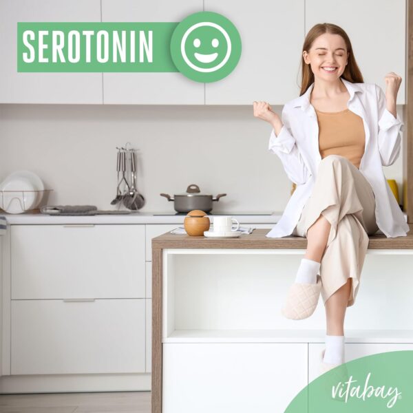 Vitabay L Tryptophan Hochdosiert 500mg - 240 Tabletten L-Tryptophan Vegan & Laborgeprüft - Triptofan Ltrypthophan ohne unerwünschte Zusatzstoffe – Bild 2