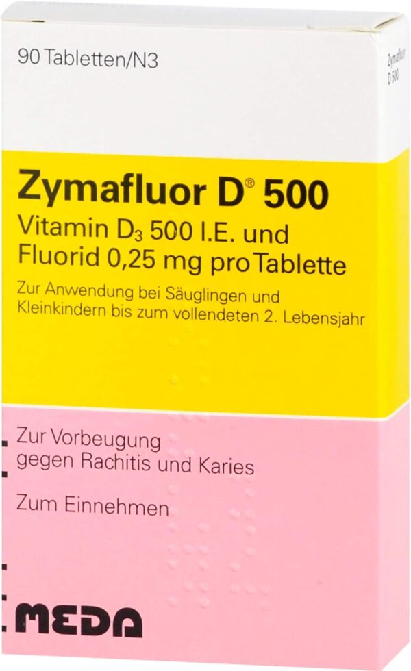 Zymafluor D 500 Tabletten, 90 St – Bild 3